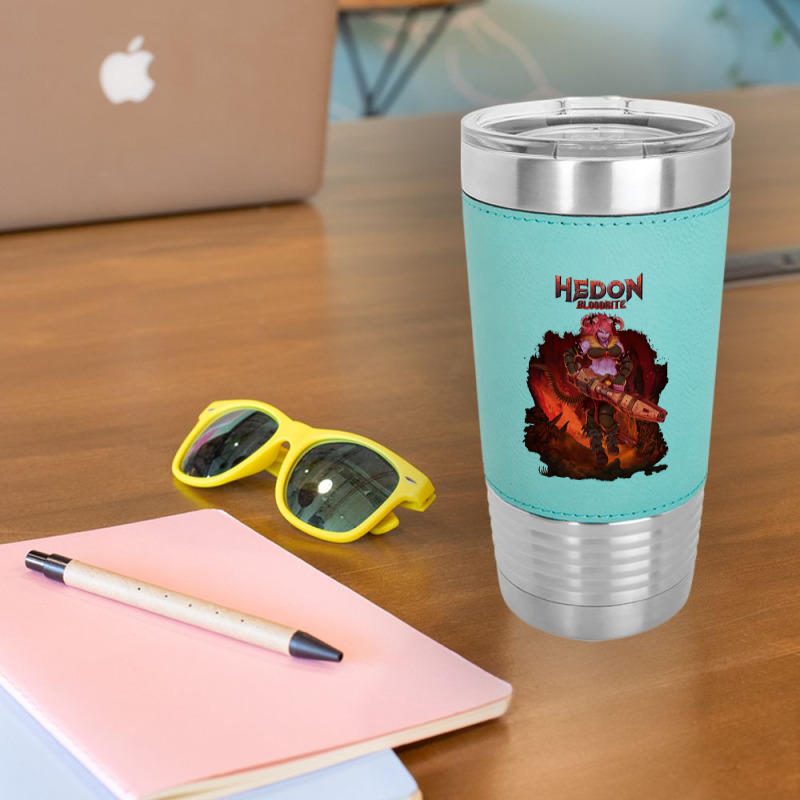 Hedon Bloodrite Cover Art (clothing Splash) Leatherette Tumbler | Artistshot