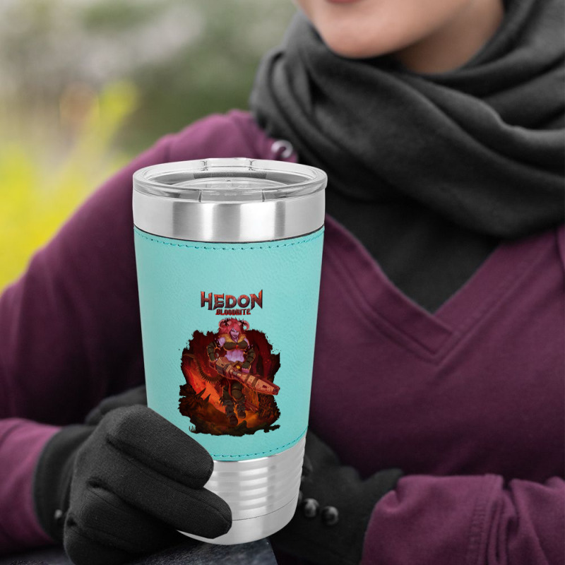 Hedon Bloodrite Cover Art (clothing Splash) Leatherette Tumbler | Artistshot