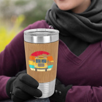 Retro Yellow School Bus For School Bus Driver And Busman Leatherette Tumbler | Artistshot