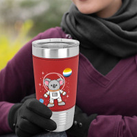 Koala Astronaut Aroace Pride Leatherette Tumbler | Artistshot