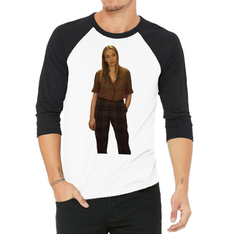 Killing Eve, Villanelle,jodie Comer,villanelle Jesus,drag,drag King,po 3/4 Sleeve Shirt | Artistshot