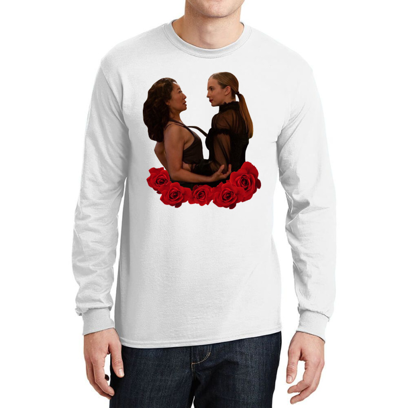 Killing Eve, Villanelle,jodie Comer,villanelle Jesus,drag,drag King,po Long Sleeve Shirts | Artistshot