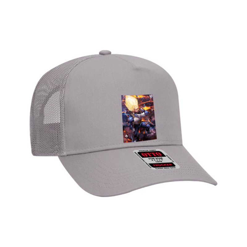 Vegeta Super Saiyan Mesh Back Trucker Hat by Ralph G | Artistshot