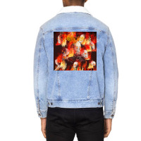 Melted Skull Unisex Sherpa-lined Denim Jacket | Artistshot