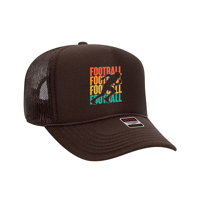 Retro Vintage American Football Season Party Footballer Foam Trucker Hat by pester | Artistshot