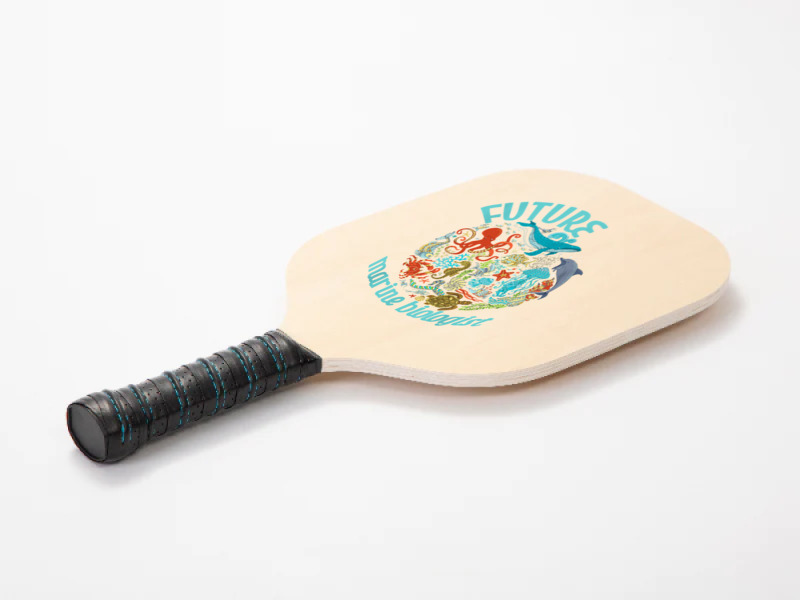 Future Marine Biologist Ocean Life Drawing Whale Octopus Pickleball Paddle | Artistshot