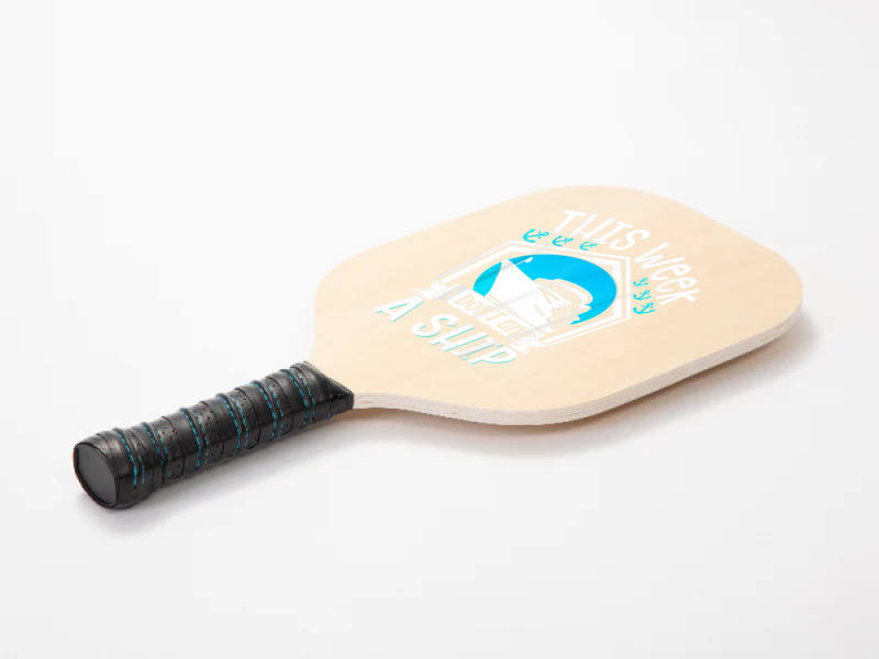 Cruise Ship Vacation Pun This Week I Dont Give A Ship Pickleball Paddle | Artistshot