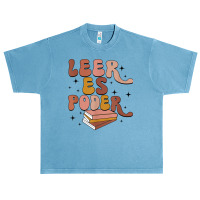 Leer Es Poder Groovy Spanish Teacher Bilingual Maestra T Shirt Urban Heavy T-shirt | Artistshot