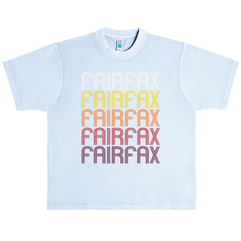 Fairfax, Va Vintage Style Virginia Urban Heavy T-shirt by Mello Greenwood | Artistshot