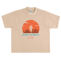 Miami Miracle Funny Football Dolphins Urban Heavy T-shirt | Artistshot