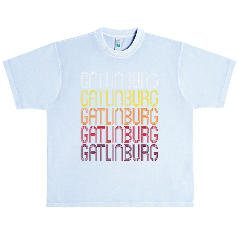 Gatlinburg, Tn Vintage Style Tennessee Urban Heavy T-shirt | Artistshot