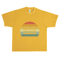 Retro Football Lineman Serving Pancakes Daily Vintage Urban Heavy T-shirt | Artistshot