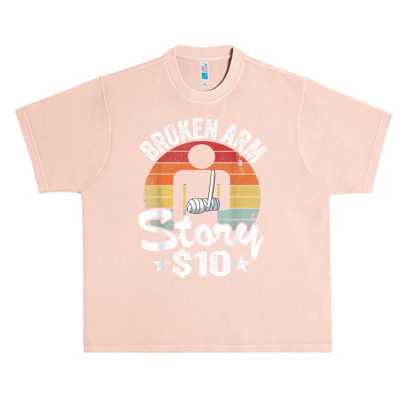 Broken Arm Story $10 Broken Hand Kids Get Well Broken Arm T Shirt Urban Heavy T-shirt | Artistshot