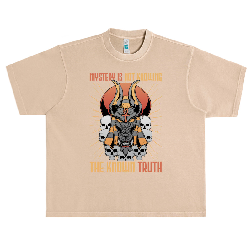 Pharaohs   Mystery Is Not Knowing The Known Truth   Anubis Sweatshirt Urban Heavy T-shirt by vacheu | Artistshot