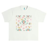 Batik Flower Pattern Urban Heavy T-shirt | Artistshot