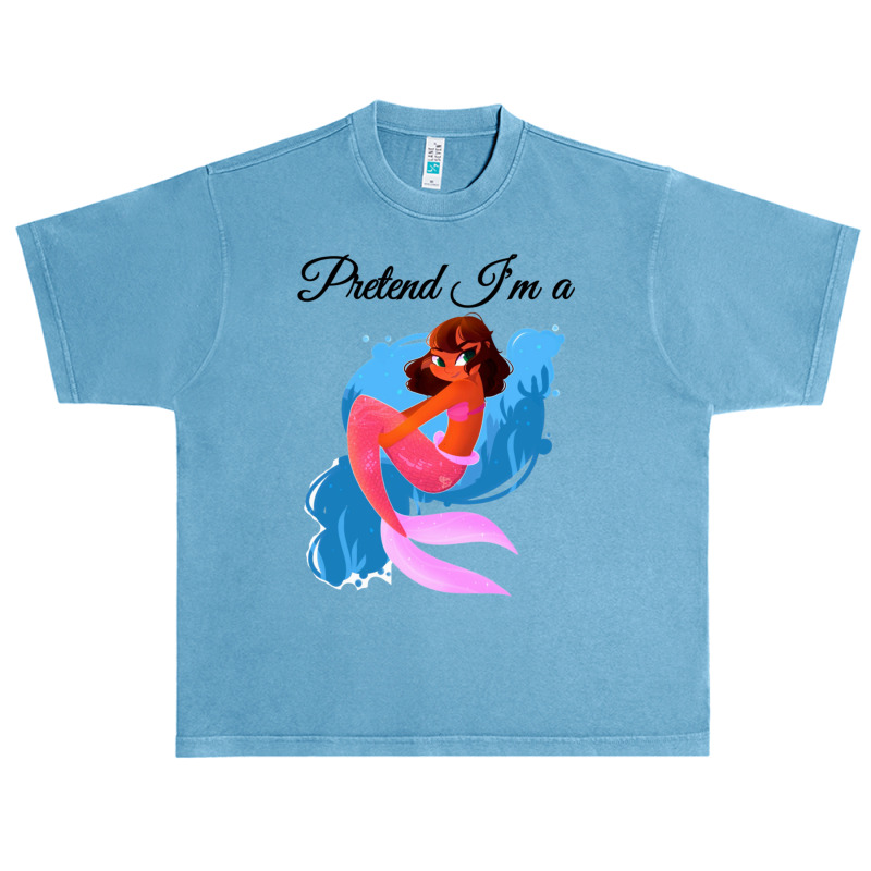 Pretend Im A Mermaid  Animal Halloween Urban Heavy T-shirt | Artistshot