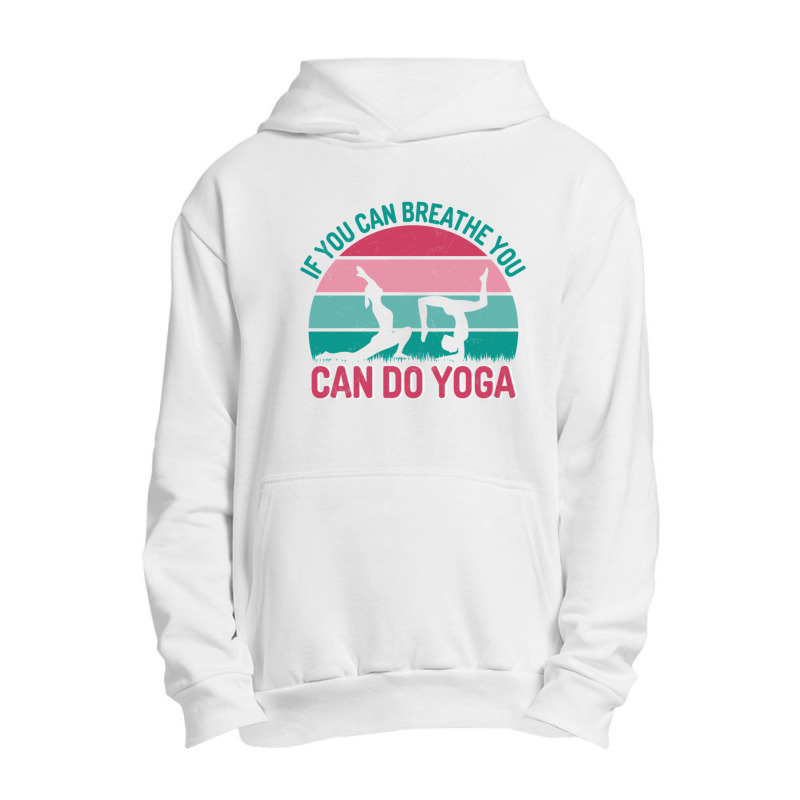 Okay But First Yoga (20) Urban Pullover Hoodie by cm-arts | Artistshot