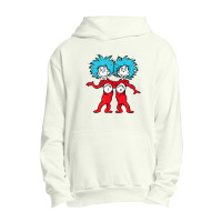 Dr. Seuss Thing 1 Thing 2 Buddies Urban Pullover Hoodie | Artistshot