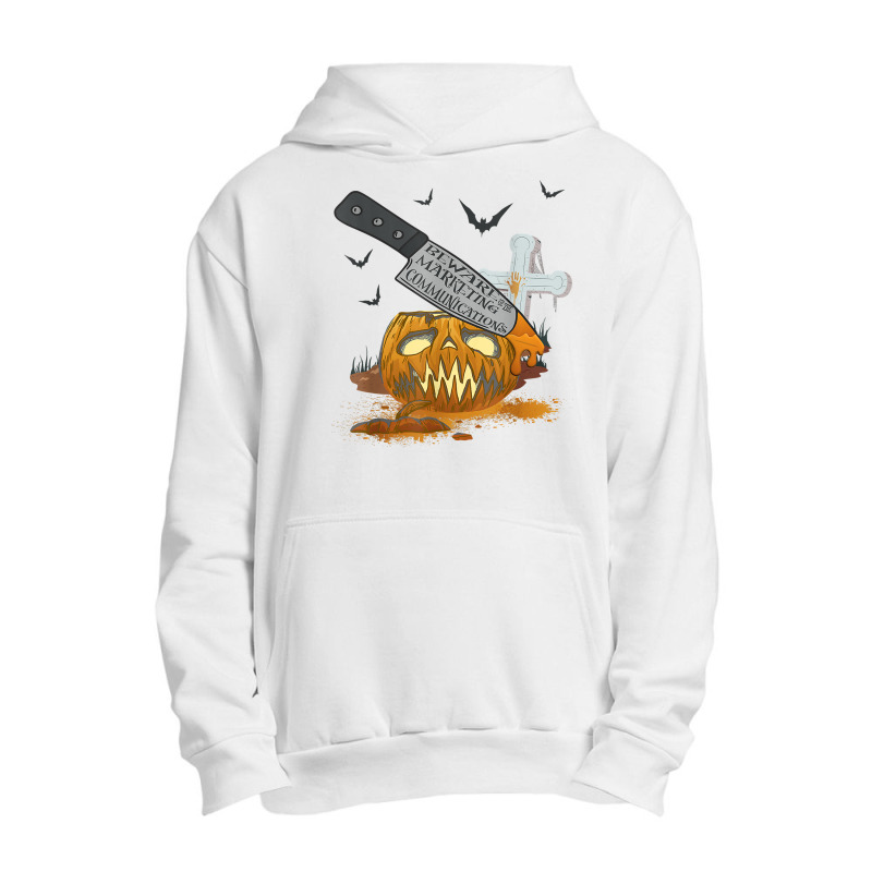 Marketing Communications Funny Halloween Party T Shirt Urban Pullover Hoodie by cm-arts | Artistshot