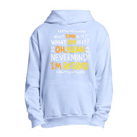 I M Retired Leisure Rente Pension Seniors Grandpa Grandma Pension Urban Pullover Hoodie | Artistshot