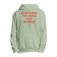 Vintage Aesthetic Sometimes King Is A Woman Feminist T Shirt Urban Pullover Hoodie | Artistshot