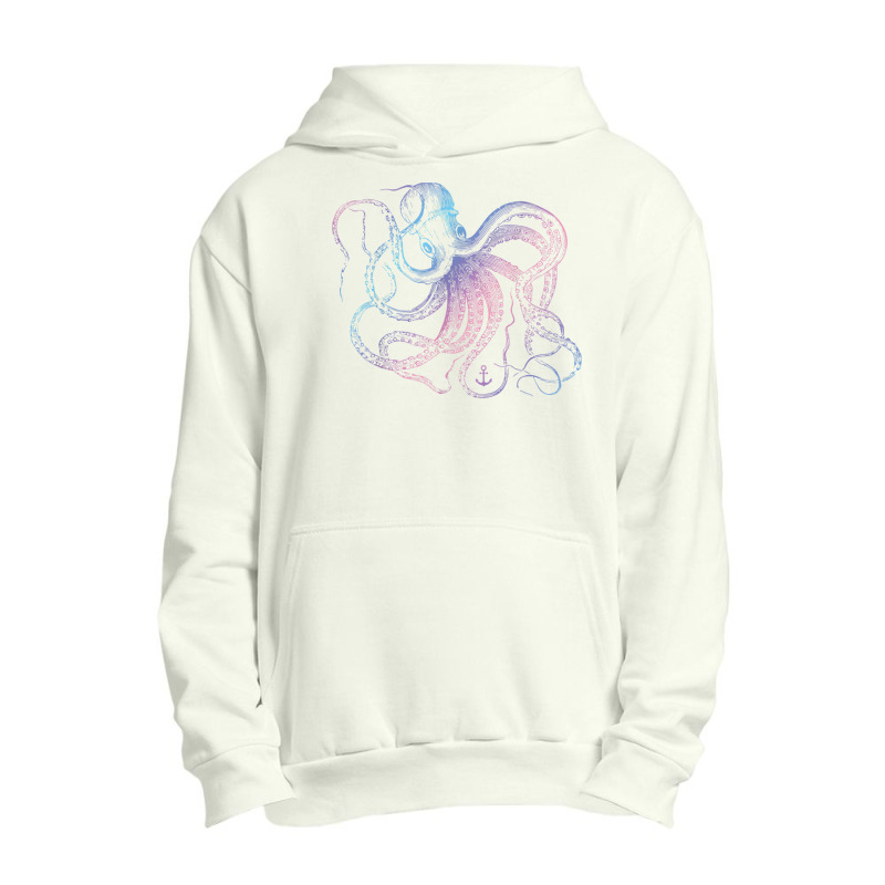 Octopus Shirt Cool Vintage Marine Biologist Ocean Sea Life 1 T Shirt Urban Pullover Hoodie | Artistshot