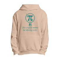 Pi Like A Regular Number But Infinitely Cooler Art Urban Pullover Hoodie | Artistshot