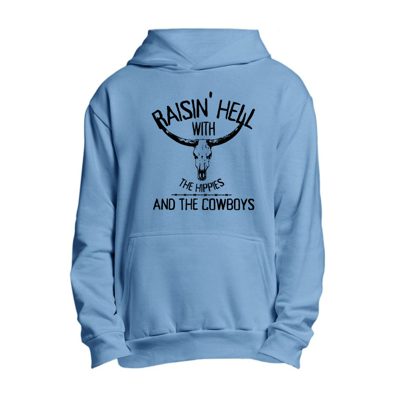 The Hippies And Cowboys Urban Pullover Hoodie | Artistshot