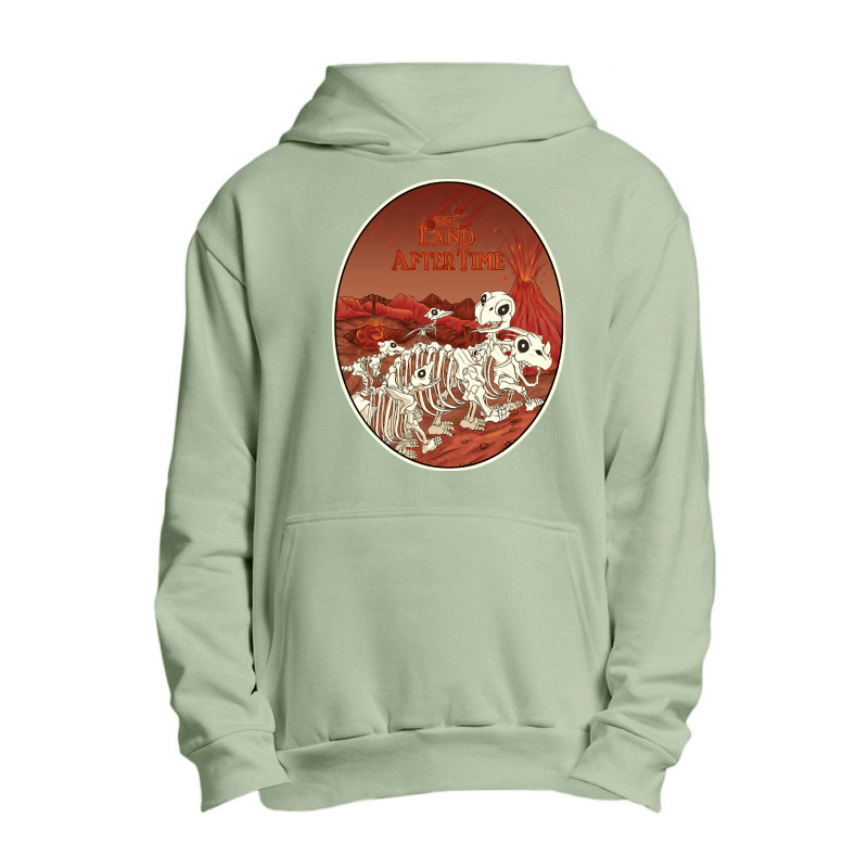 The Land After Time, The Land After Damaging Time, The Smouldering Lan Urban Pullover Hoodie | Artistshot