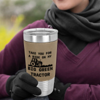 Big Green Tractor Leatherette Tumbler | Artistshot