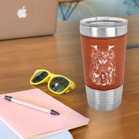 Samurai Cat Leatherette Tumbler | Artistshot