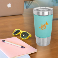 Vector Trumpet Illustration Leatherette Tumbler | Artistshot