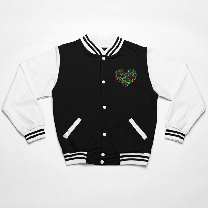 Dot Day T  Shirt Polka Dot Heart September 15th International Dot Day Bomber Jacket | Artistshot