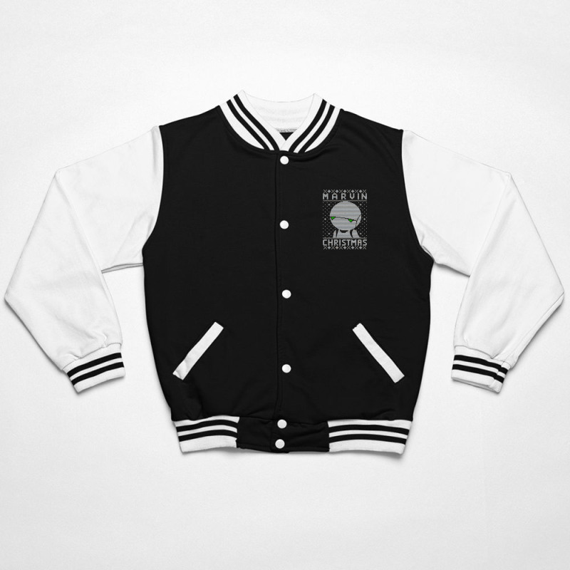 Marvin Christmas   H2g2 Bomber Jacket | Artistshot