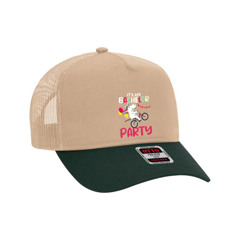 It's My Bachelor Party For Groom Naughty Funny Mesh Back Trucker Hat | Artistshot