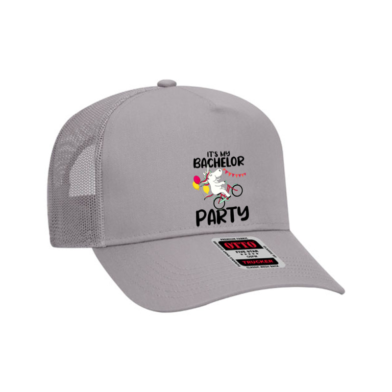 It's My Bachelor Party For Groom Naughty Funny 2 Mesh Back Trucker Hat | Artistshot