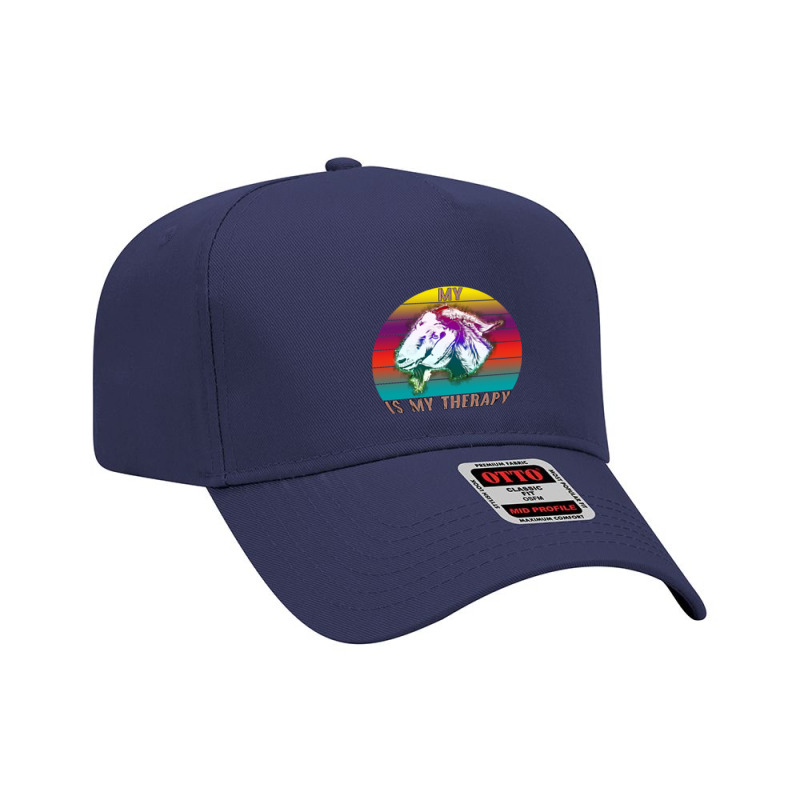 My Goat Is My Therapy, My Goat Is My Therapy Art, My Goat Is My Therap Adjustable Baseball Cap by SHPER904 | Artistshot