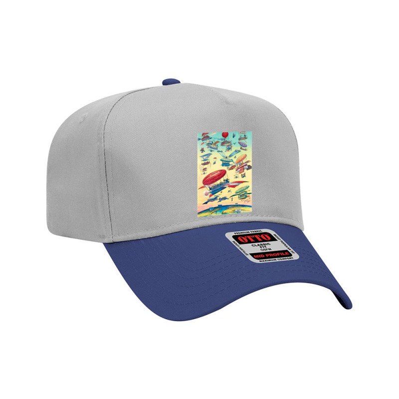 Openings-of-the-panama-canals- Adjustable Baseball Cap by PaulDupuy | Artistshot