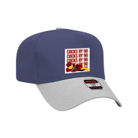 Cocky With Sunglasses Cocks By 90 Adjustable Baseball Cap | Artistshot