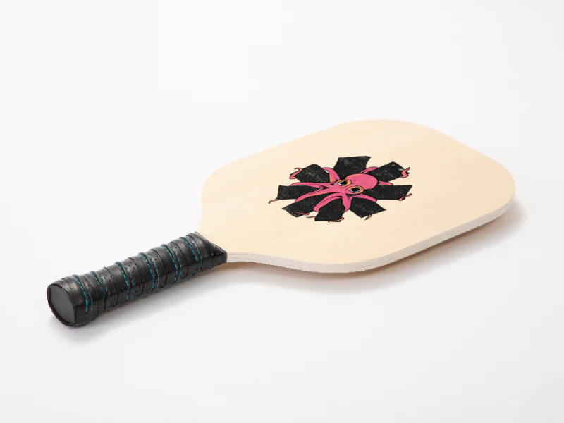 Red Octopus Vintage Pickleball Paddle | Artistshot