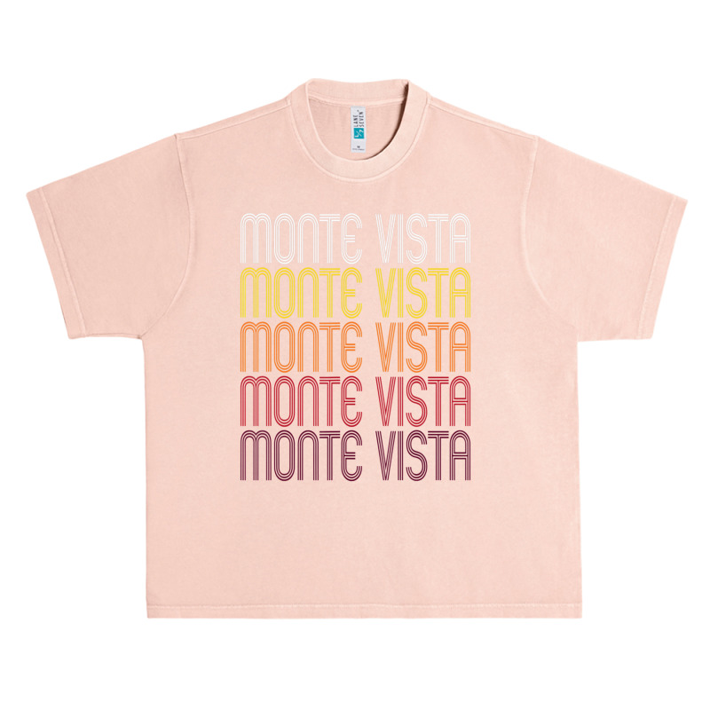 Monte Vista, Co Vintage Style Colorado Urban Heavy T-shirt by Mello Greenwood | Artistshot