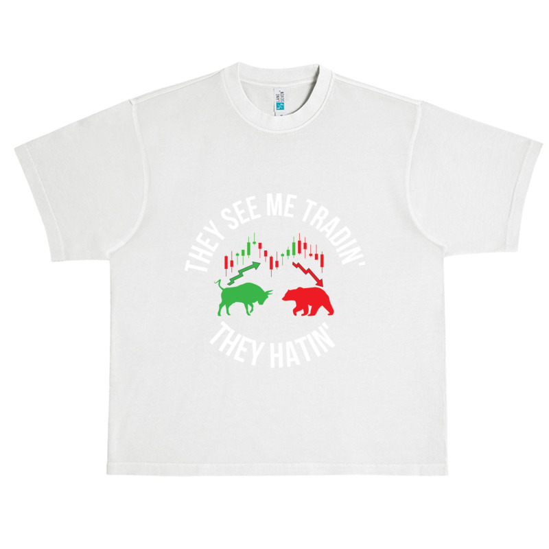 They See Me Trading They Hating Urban Heavy T-shirt by Kuwannin528 | Artistshot