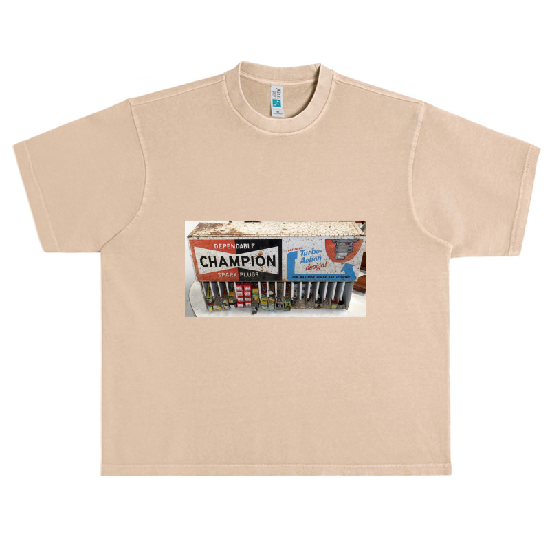 Champion Spark Plugs Display  Long Urban Heavy T-shirt by cm-arts | Artistshot