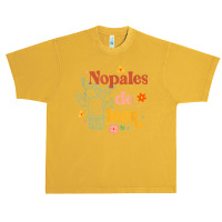 Nopales De Leer Spanish Teacher Maestra Cactus Bilingual T Shirt Urban Heavy T-shirt | Artistshot