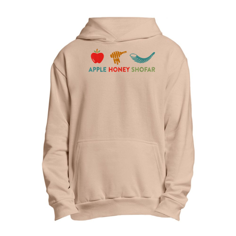 Apple Honey Shofar Rosh Hashanah Sweet Jewish New Year T Shirt Urban Pullover Hoodie | Artistshot