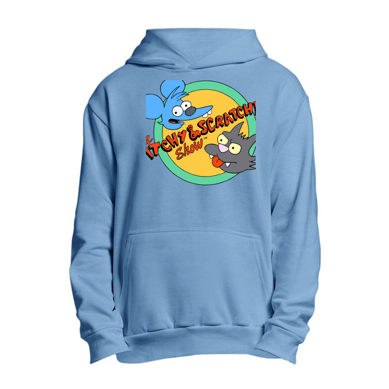 The Itchy And Scratchy Cartoons Classic Urban Pullover Hoodie | Artistshot