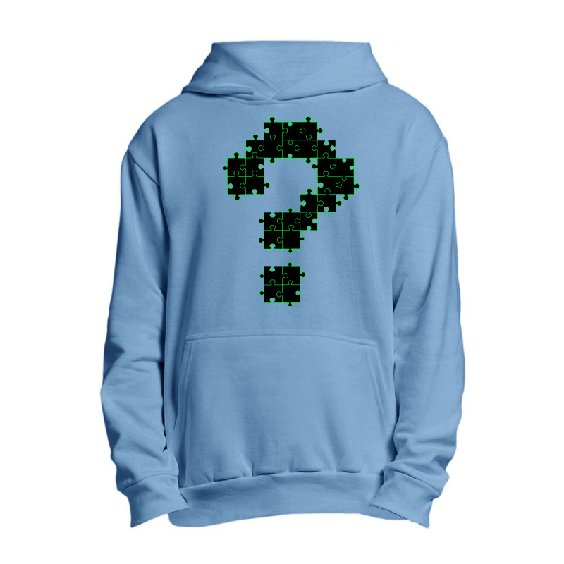 Question Mark Puzzle Urban Pullover Hoodie | Artistshot