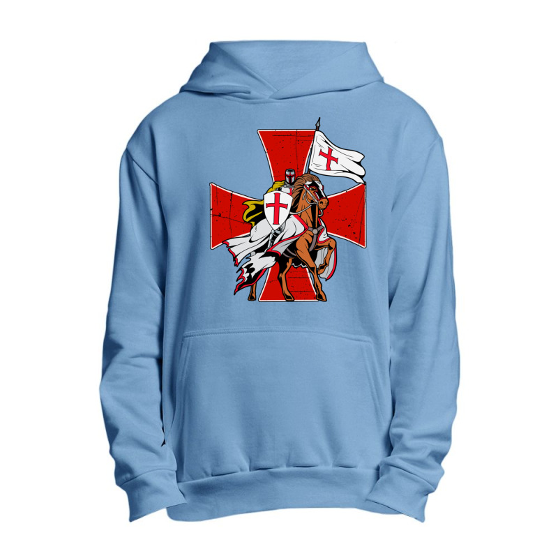 Knights Templar Crusader Medieval Urban Pullover Hoodie | Artistshot