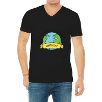 Save The Planet Earth Day V-neck Tee | Artistshot