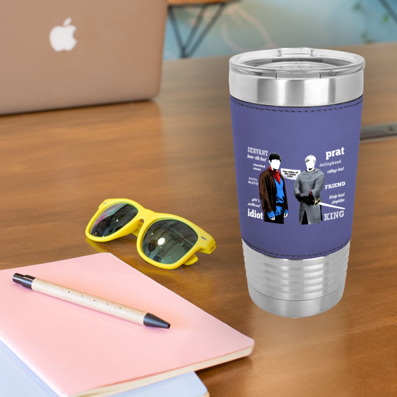 Merlin And Arthur Titles Leatherette Tumbler | Artistshot